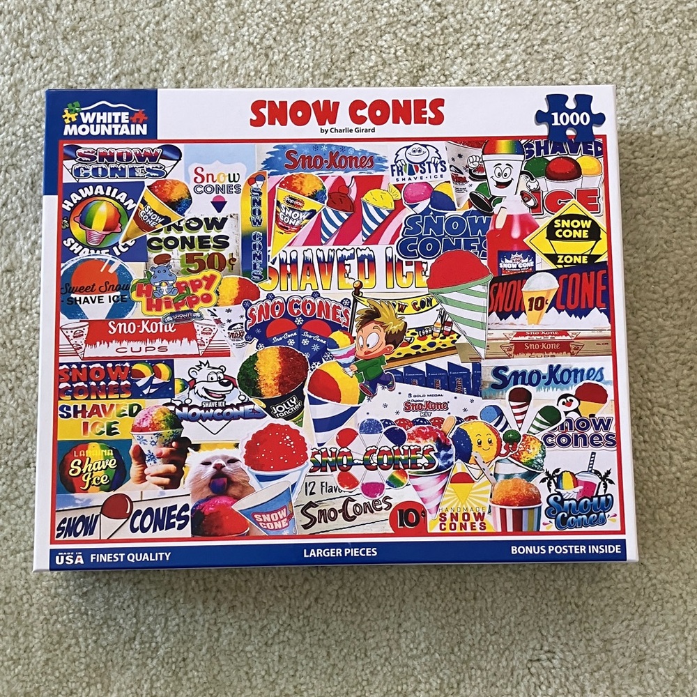 White Mountain Snow Cones Puzzle